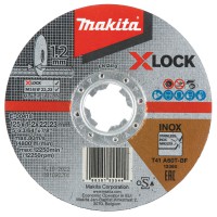 Makita metalo pjovimo diskas 125x1,2 mm X-LOCK